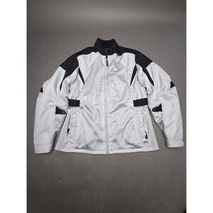 BILT MESH MOTORCYCLE JACKET ARMOR VENTED LINED GRAY WOMEN'S LARGE